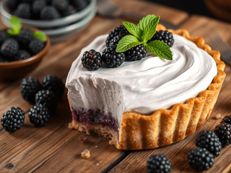 Fable recipe: Blackberry cream pie